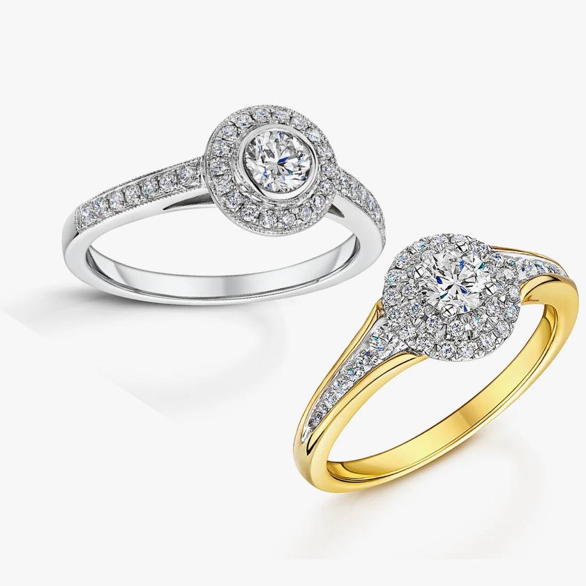 Bellezza Collection Diamond Rings