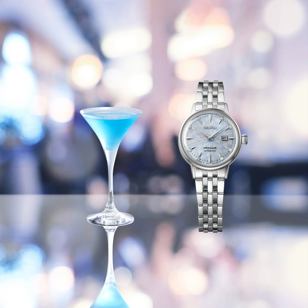Presage Cocktail Time 'Skydiving' Diamond Twist Ladies Watch