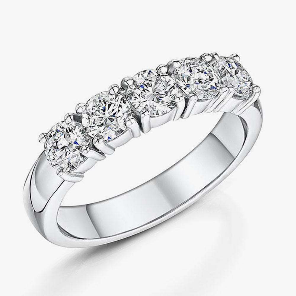 Claw Set eternity rings