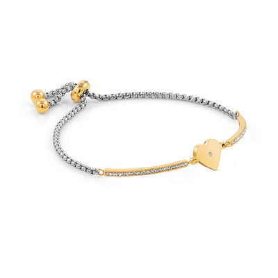 Nomination Milleluci Gold PVD Plated Heart Bracelet