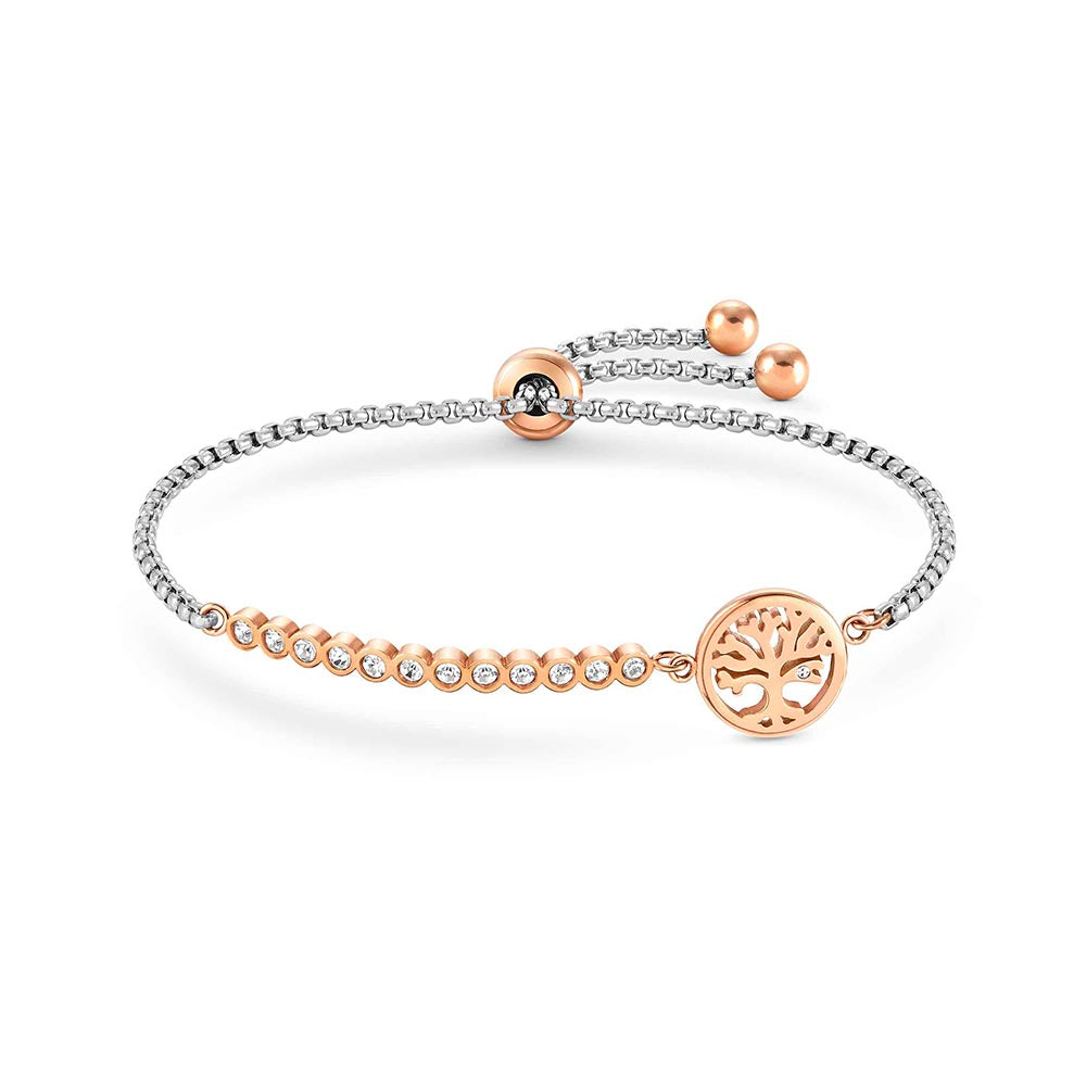 Nomination Milleluci Rose Gold Plated Tree of Life Bracelet