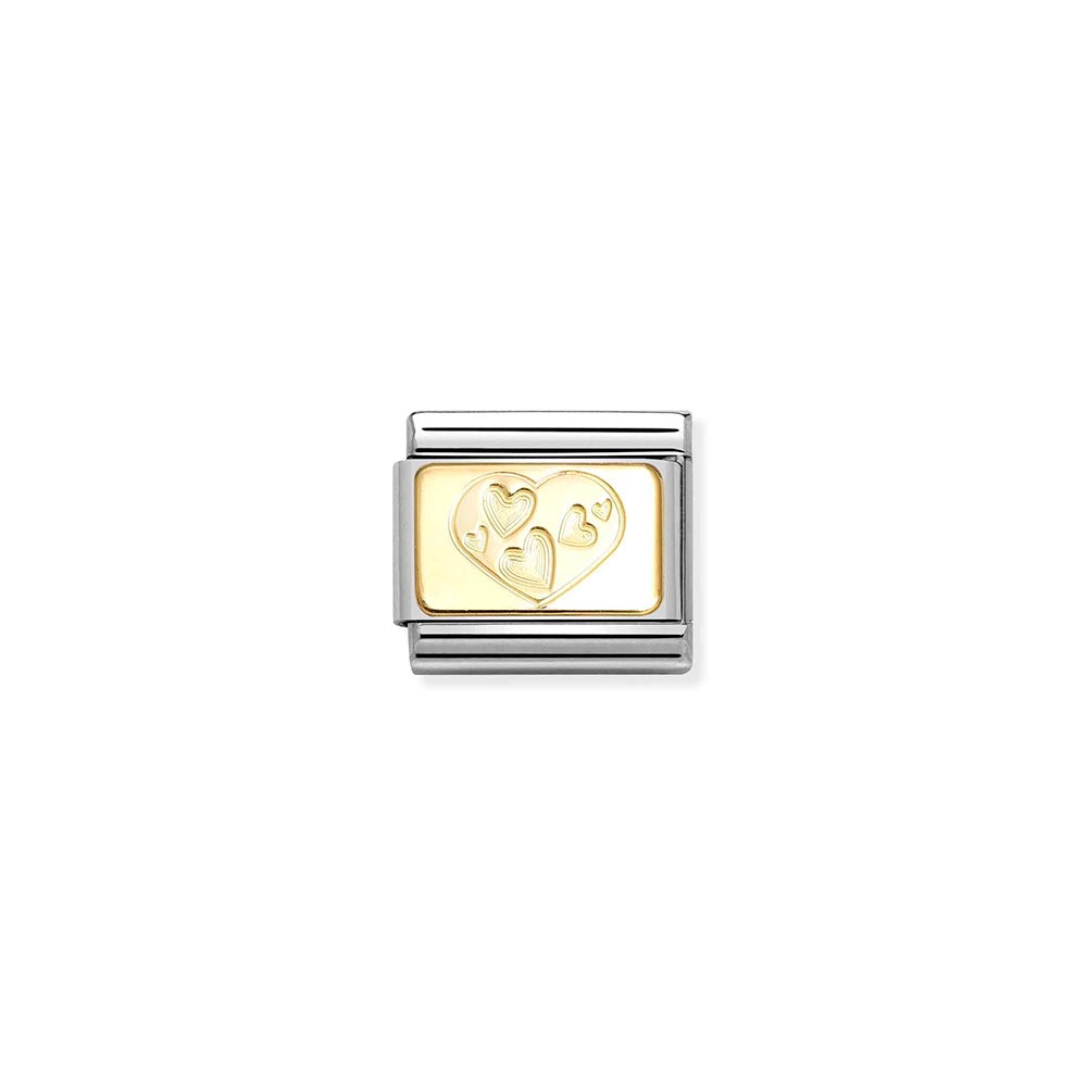 Classic Gold Valentines Charm