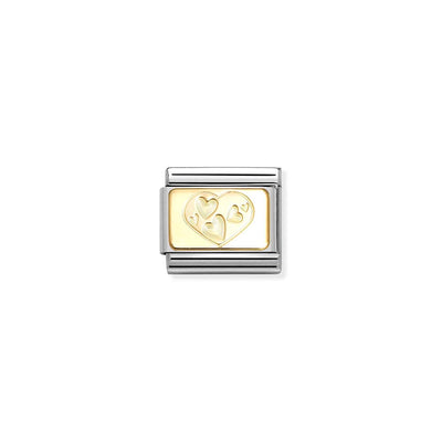 Classic Gold Valentines Charm