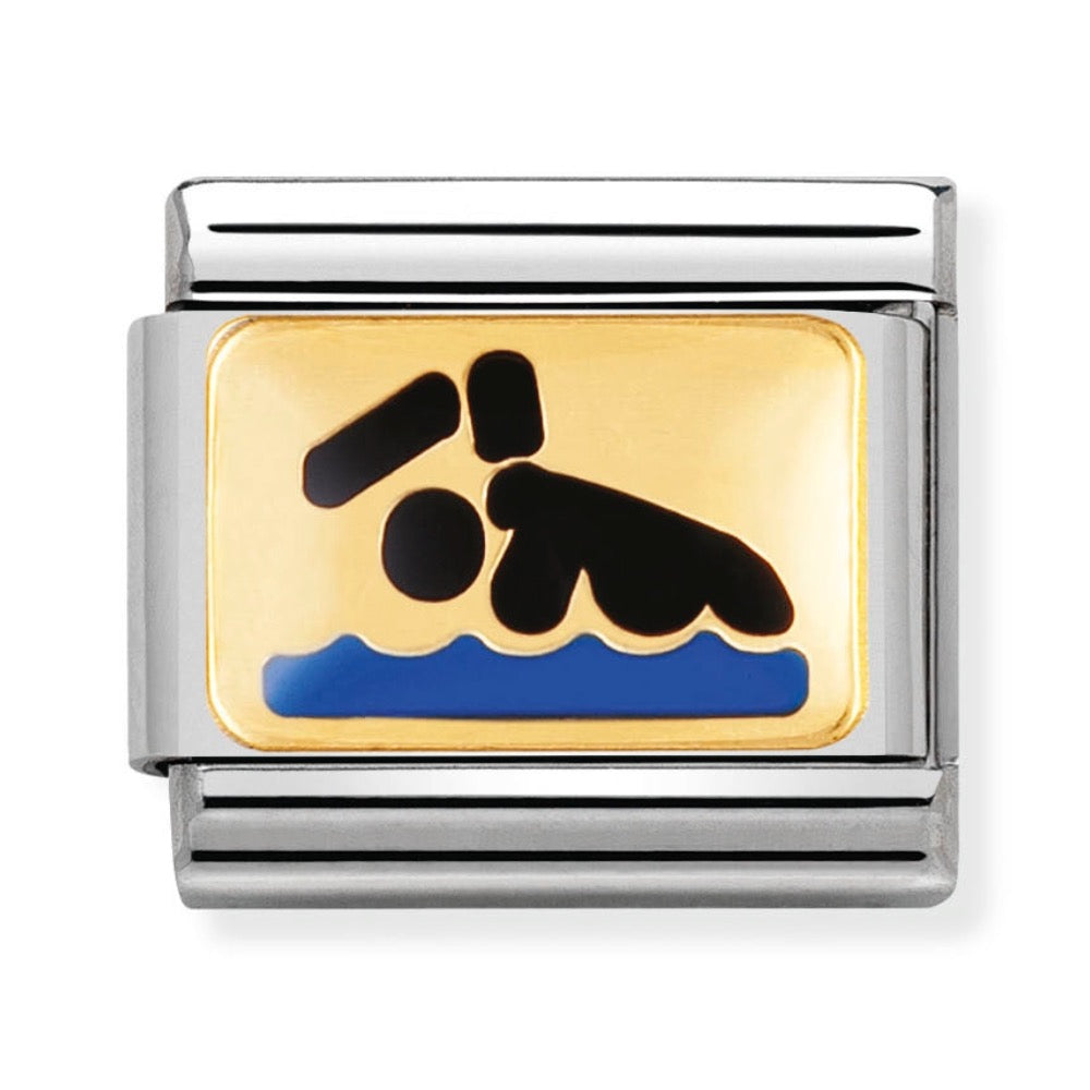 Nomination Swimmer Charm