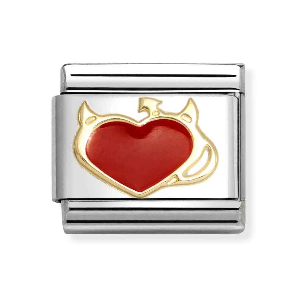 Classic Gold Valentines Charm