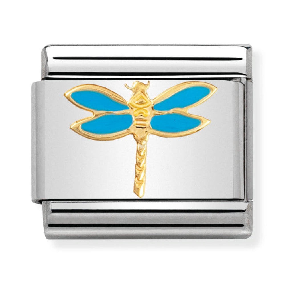 Nomination Blue Dragonfly Charm