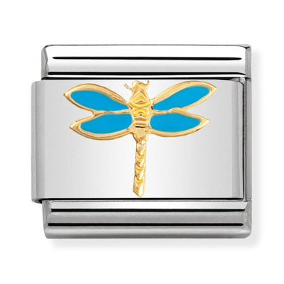 Nomination Blue Dragonfly Charm