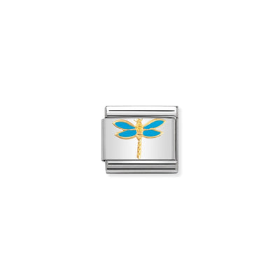 Nomination Blue Dragonfly Charm