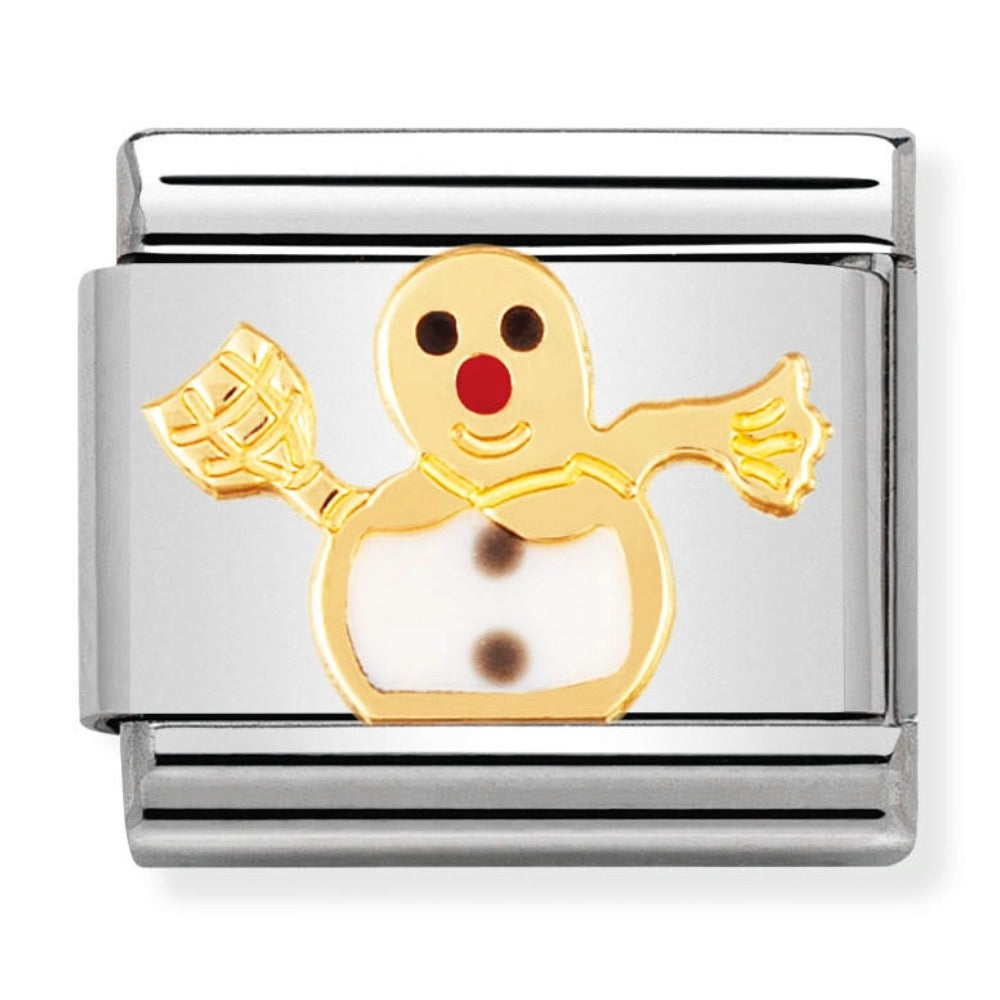 Classic Gold Snowman