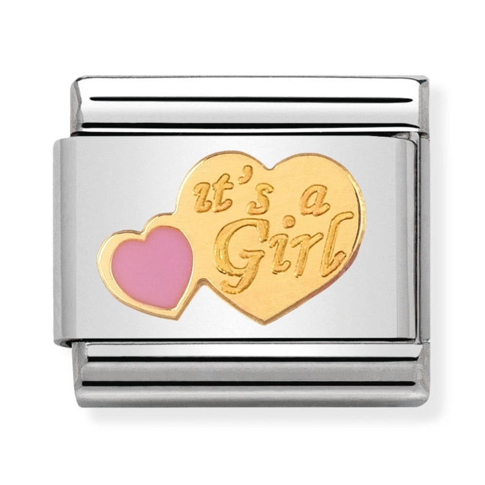 Nomination Its A Girl Charm