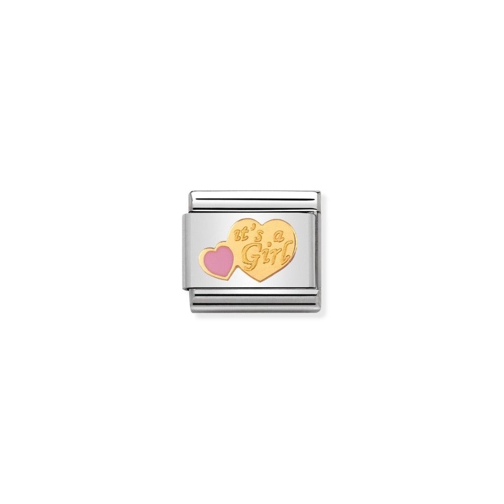 Nomination Its A Girl Charm