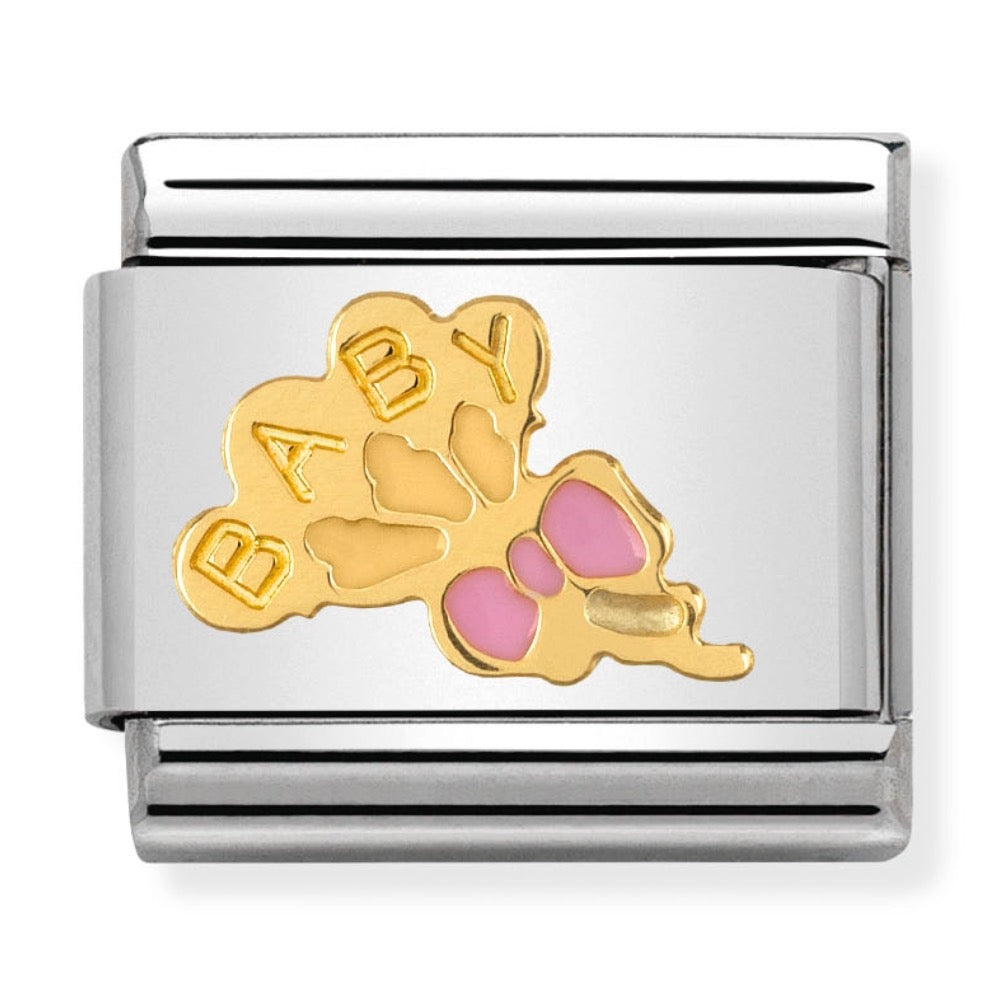 Nomination Pink Baby Balloons Charm