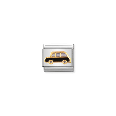 Classic Gold Enamel Black Cab