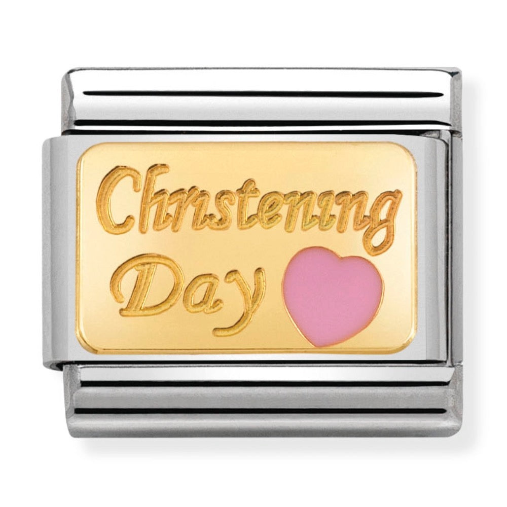 Nomination Pink Christening Day Charm