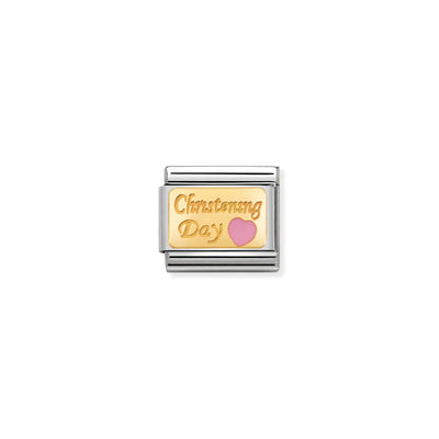 Nomination Pink Christening Day Charm