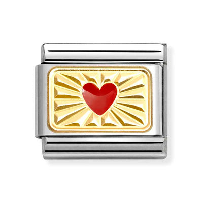 Classic Gold Valentines Charm