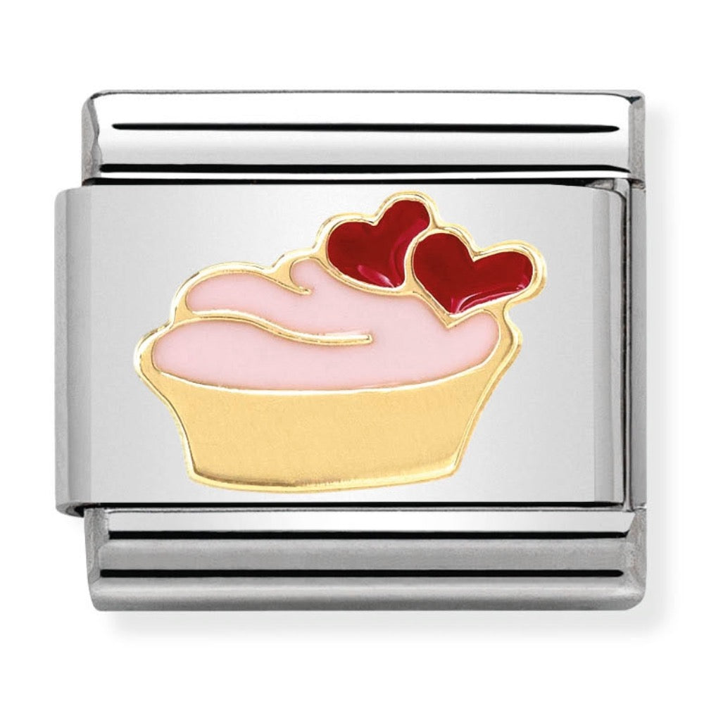 Nomination Cupcake Heart Charm