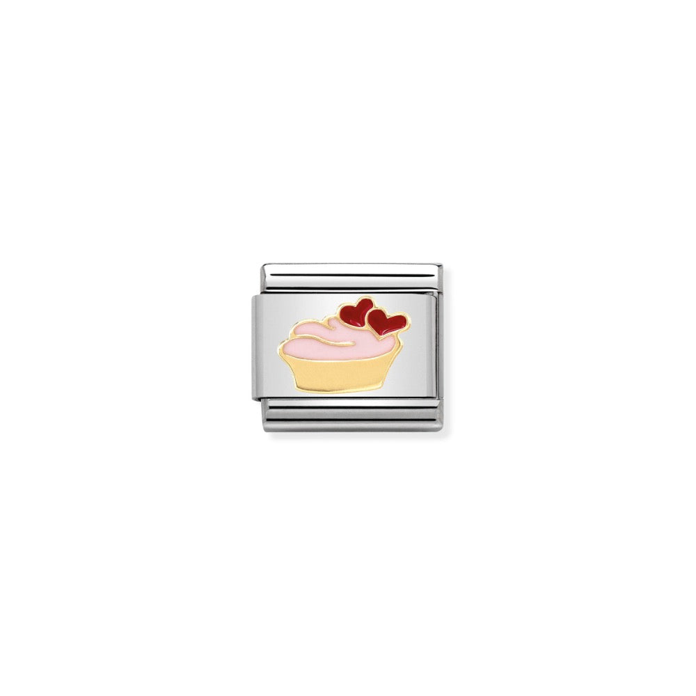Nomination Cupcake Heart Charm