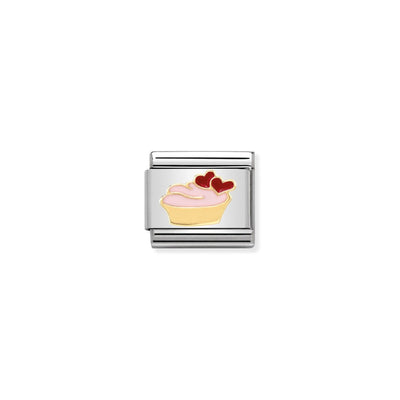 Nomination Cupcake Heart Charm