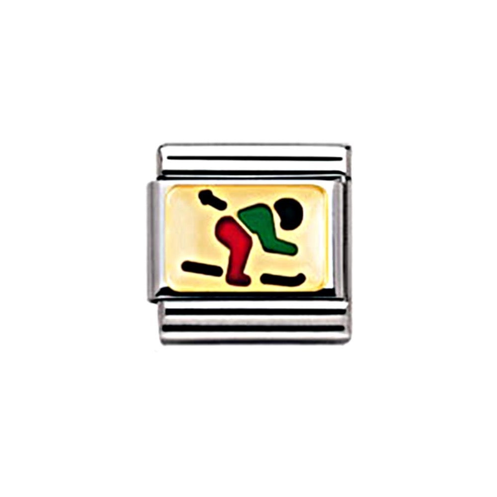 Nomination Skier Charm