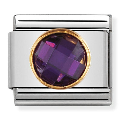 Nomination Purple Stone Charm