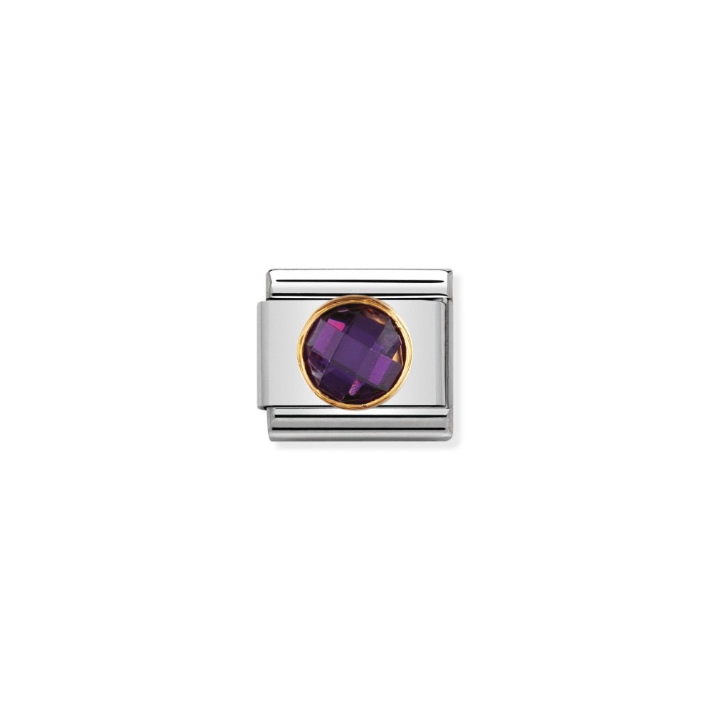 Nomination Purple Stone Charm