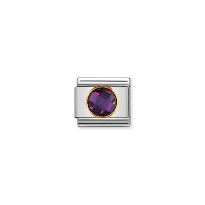 Nomination Purple Stone Charm