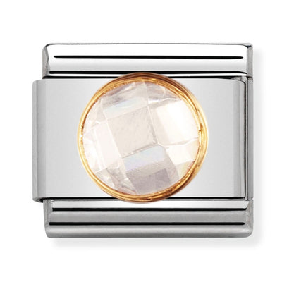 Nomination White Stone Charm