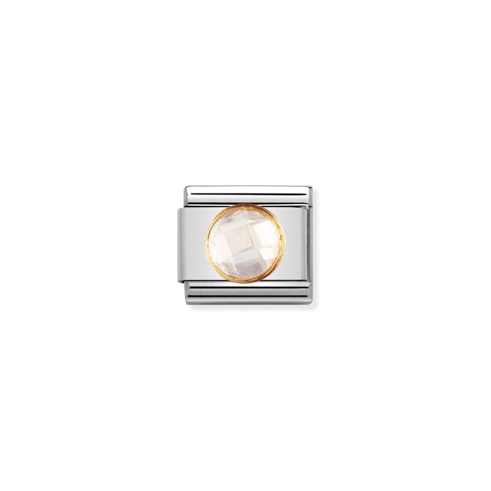 Nomination White Stone Charm