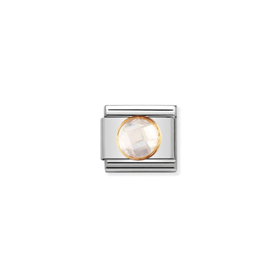 Nomination White Stone Charm