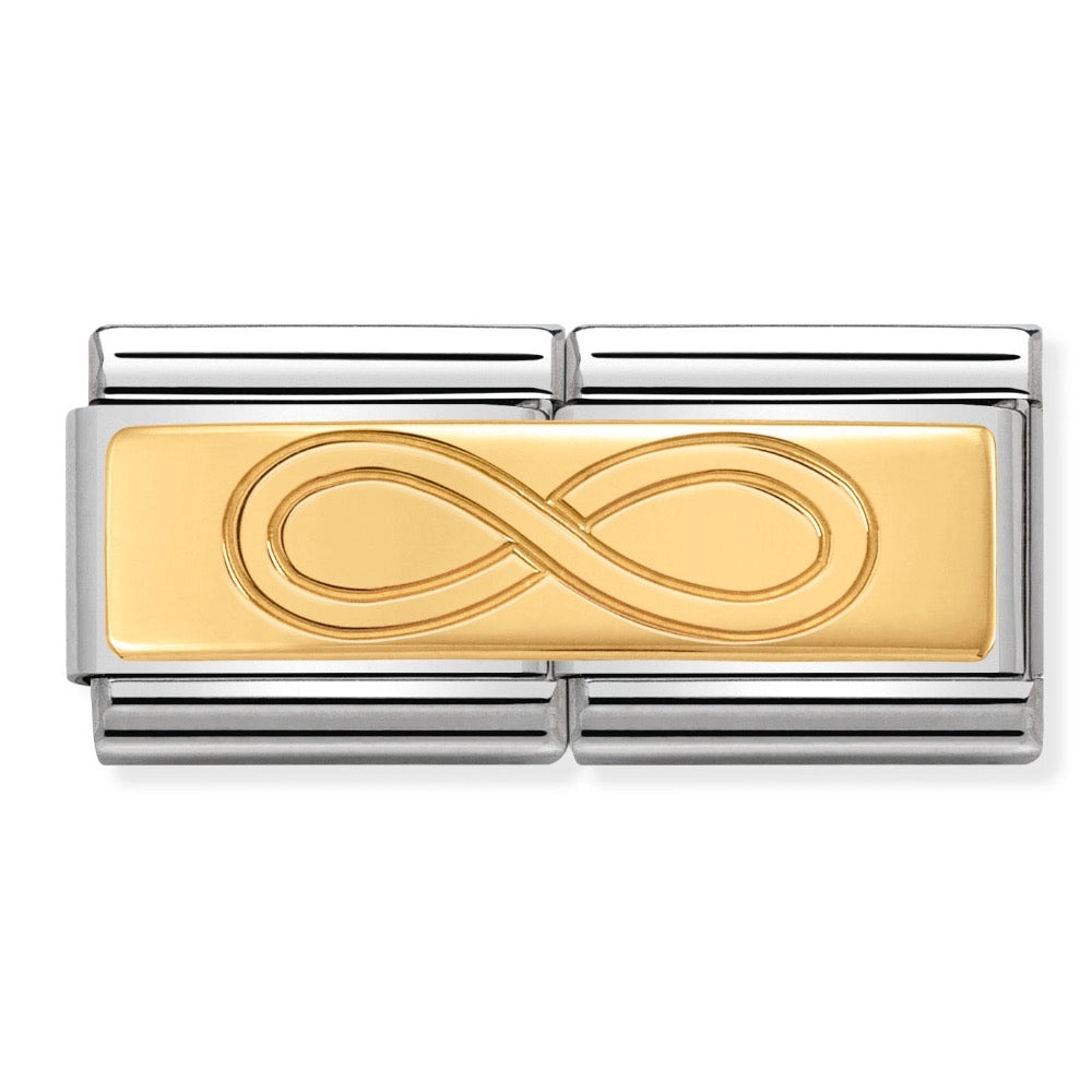 Nomination Double Infinity Charm