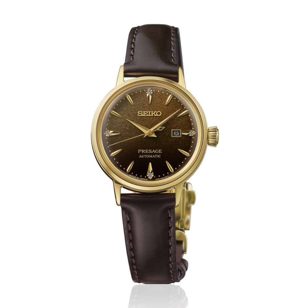 Seiko Ladies Cocktail Leather strap Watch