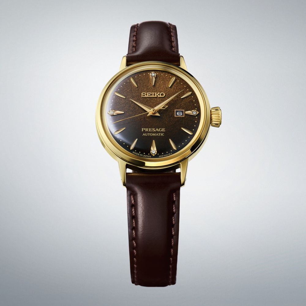Seiko Ladies Cocktail Leather strap Watch