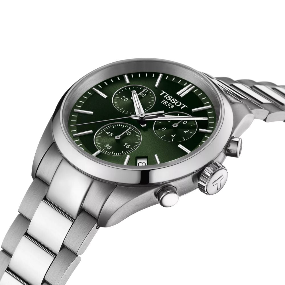 Tissot PR 100 Green Chronograph