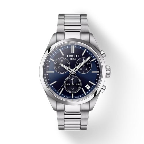 Tissot PRC 100 Chronograph Watch Blue