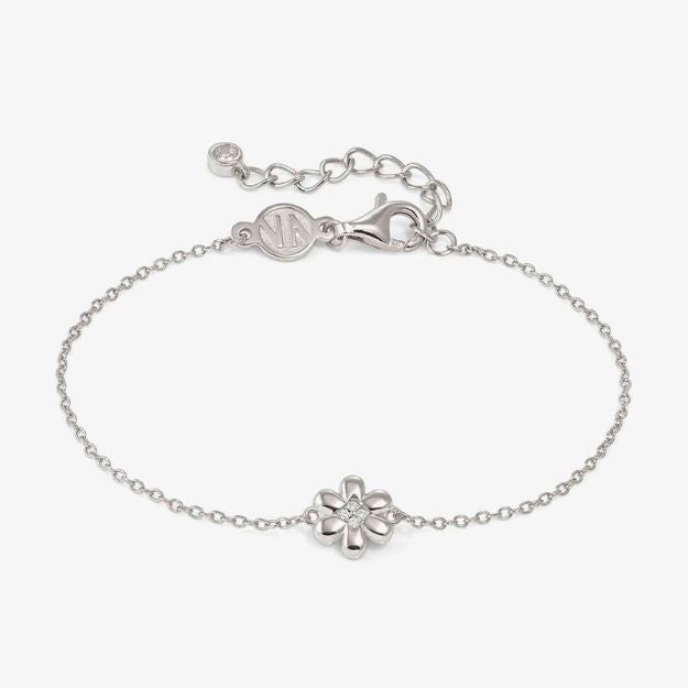 Nomination Petit Sparkle Silver Flower Bracelet