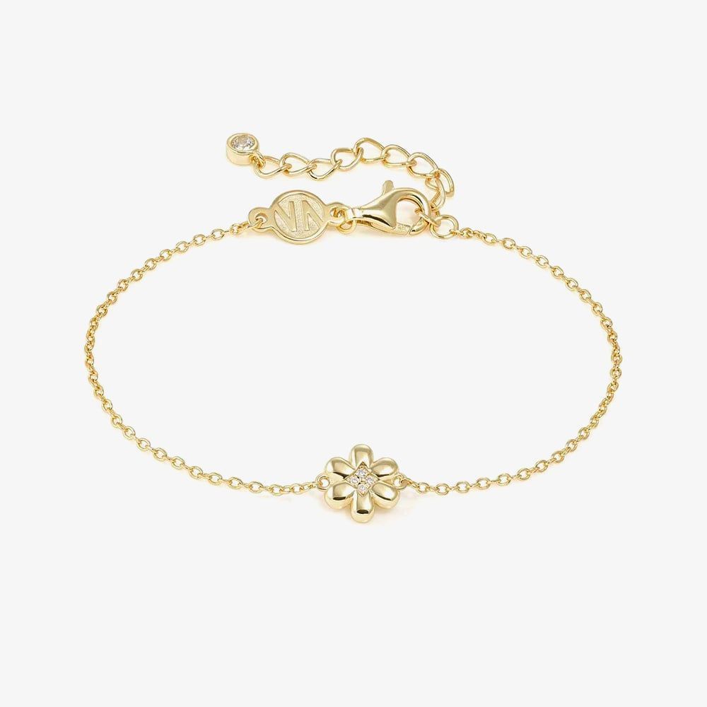 Nomination Petit Sparkle Gold Flower Bracelet