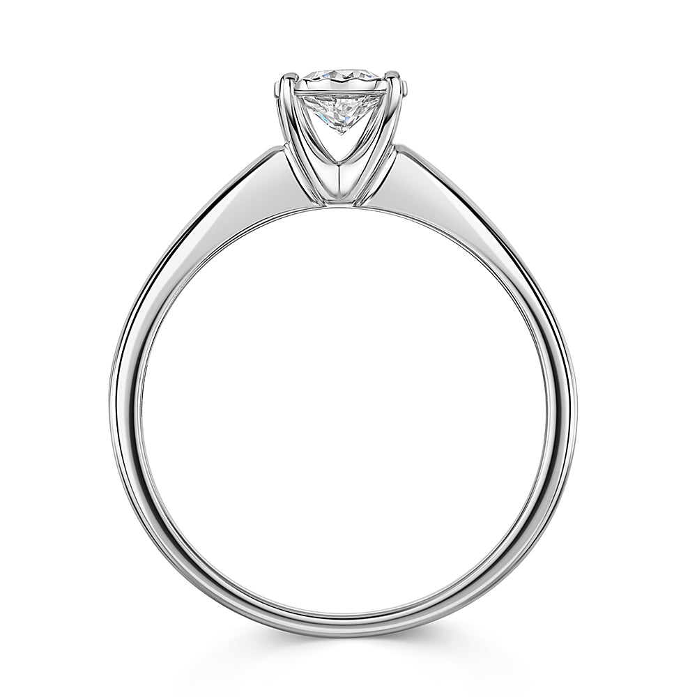 9ct White Gold Diamond solitaire 0.25cts