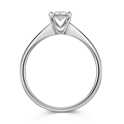 9ct White Gold Diamond solitaire 0.18cts