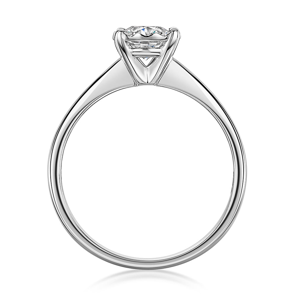 9ct White Gold Diamond solitaire 0.50cts