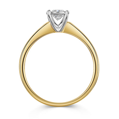 9ct Yellow Gold Diamond solitaire 0.25cts