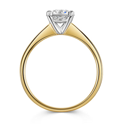 9ct Yellow Gold Diamond solitaire 0.50cts