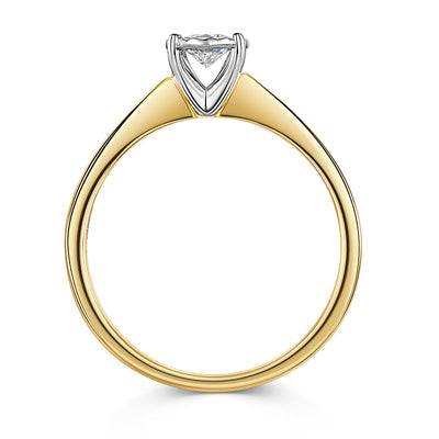 9ct Yellow Gold Diamond solitaire 0.18cts