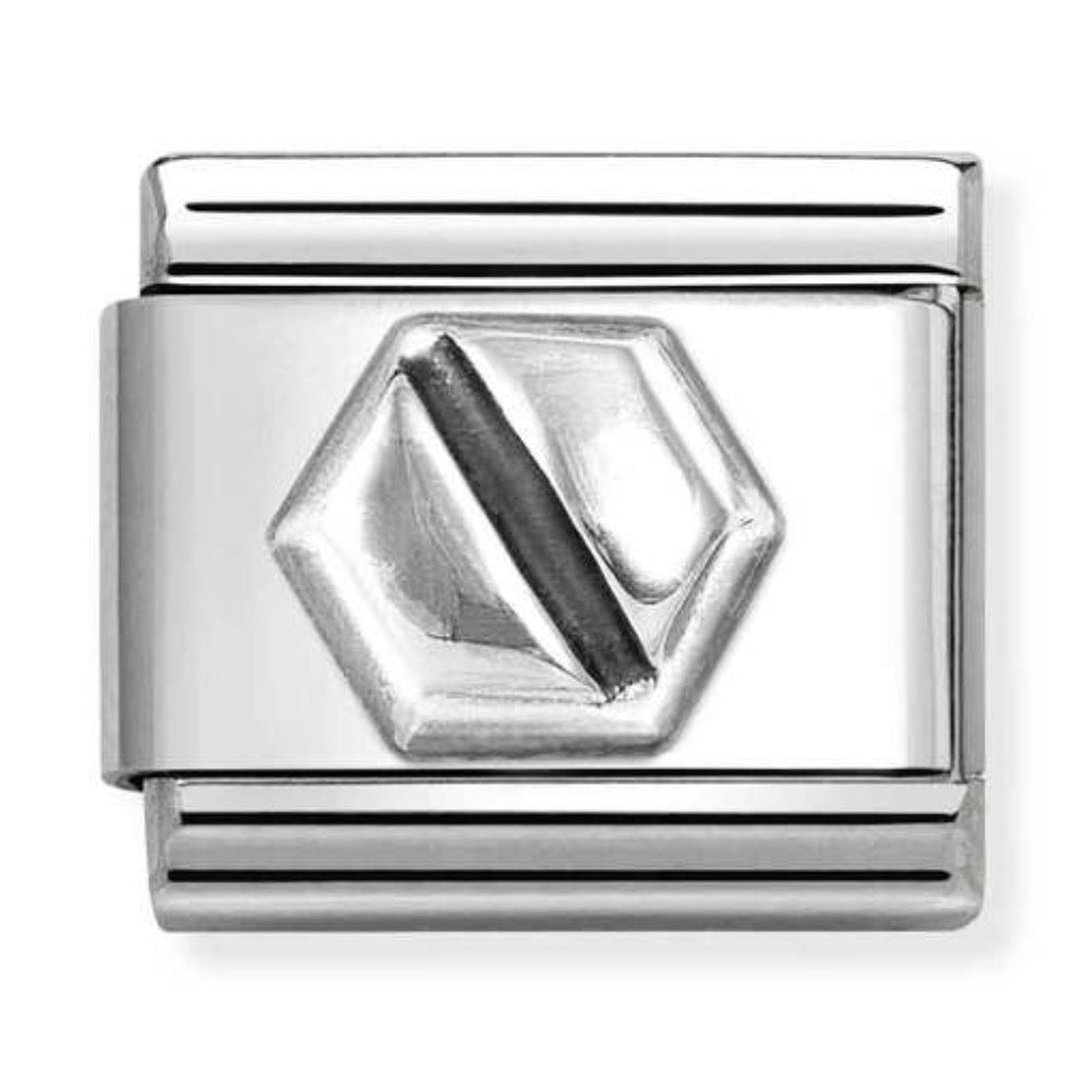 Silvershine Hex Screw Charm