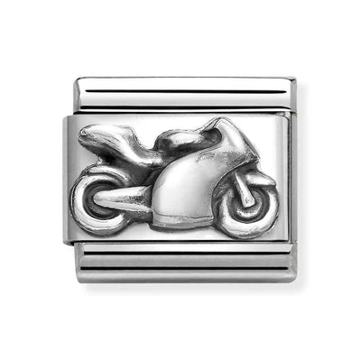 Silvershine Motorbike Charm