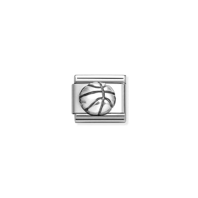 Silvershine Basketball Charm