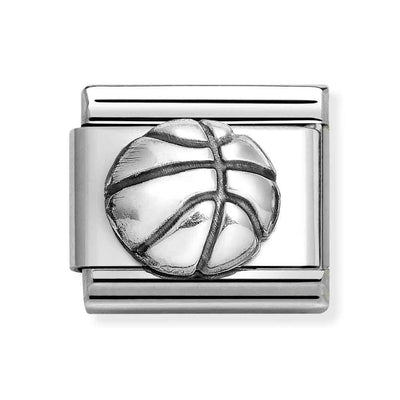 Silvershine Basketball Charm