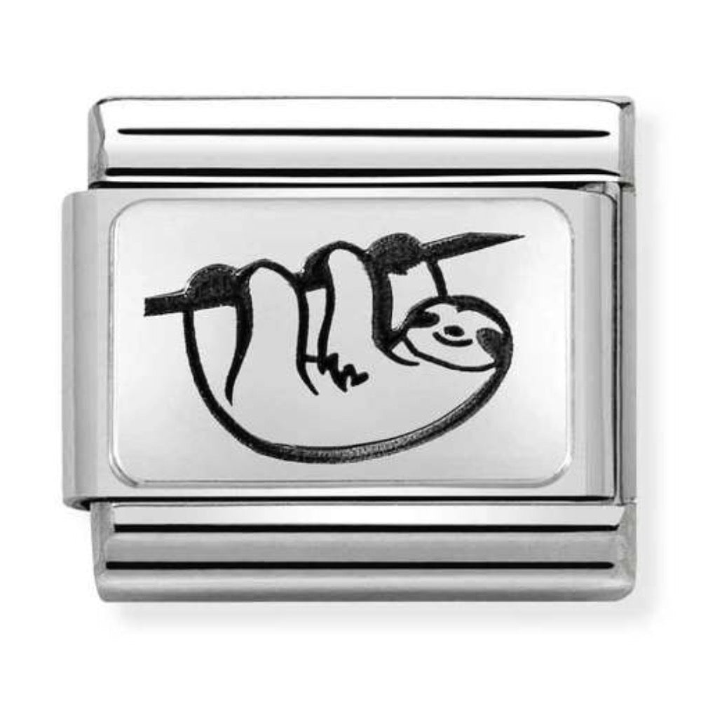 Silvershine Sloth Charm