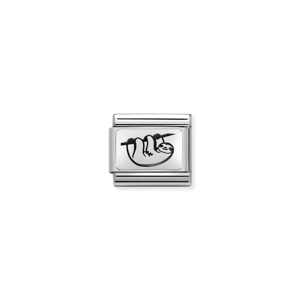 Silvershine Sloth Charm