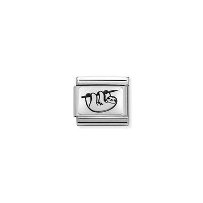 Silvershine Sloth Charm